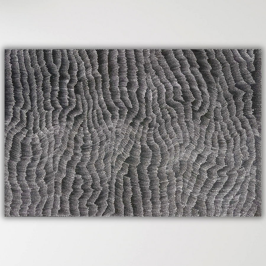"Sandhills" Corrina Nampijinpa Ryan 149cm x 98cm horizotnal