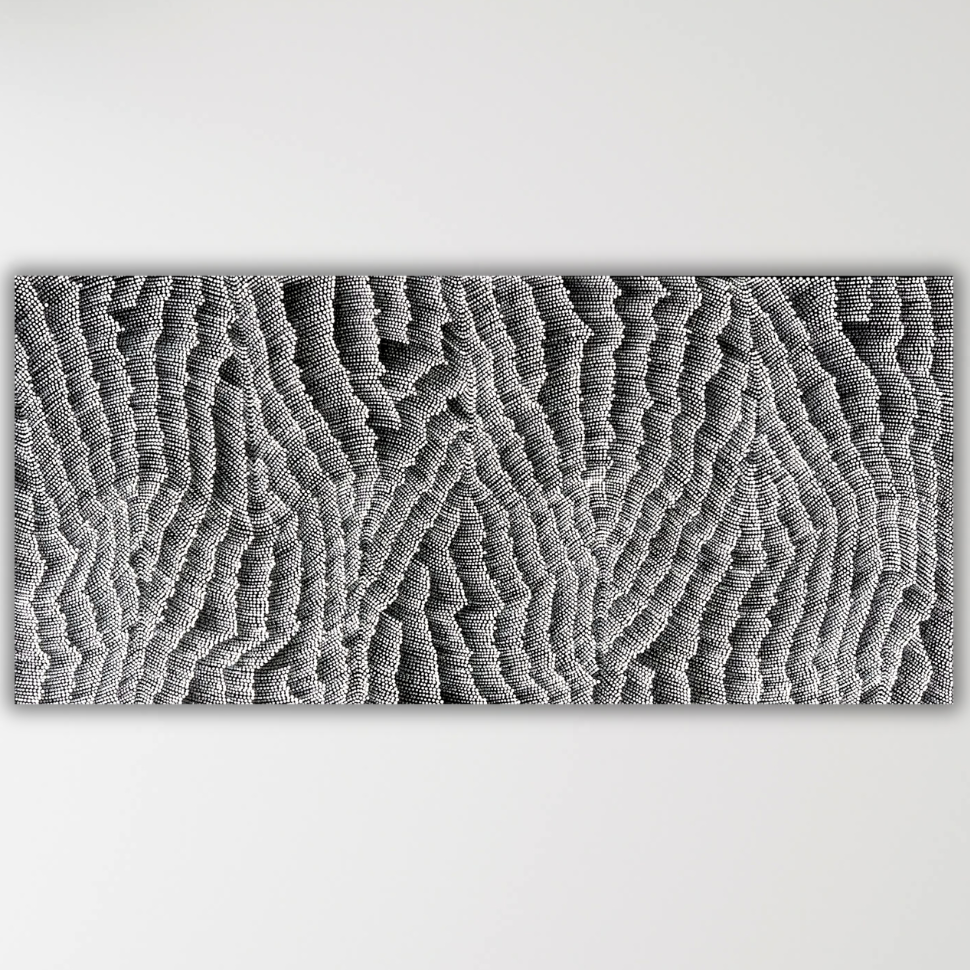 "Sandhills" Corrina Nampijinpa Ryan 180cm x 84cm