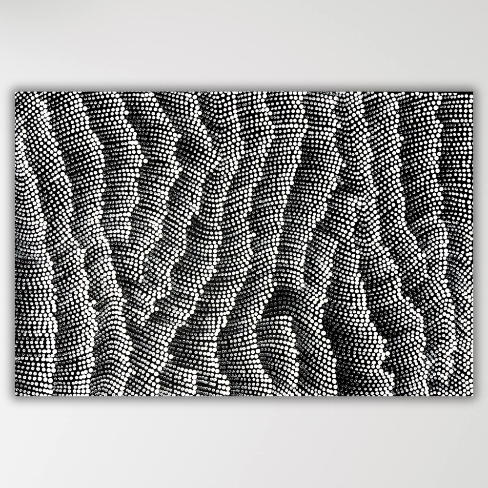 "Sandhills" Corrina Nampijinpa Ryan 61cm x 40cm - horizontal view
