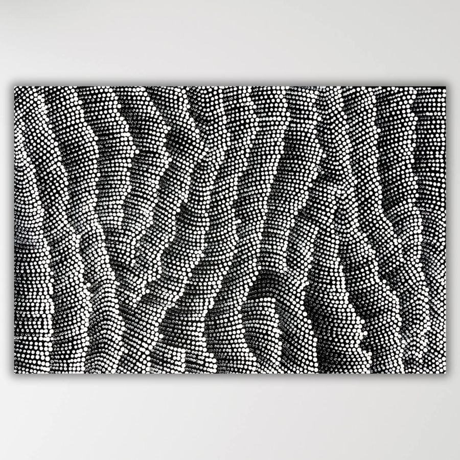 "Sandhills" Corrina Nampijinpa Ryan 61cm x 40cm - horizontal view