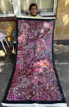 Load image into Gallery viewer, "Bush Flower" Bernadine Johnson Kemarre 194cm x 90cm