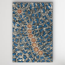 Load image into Gallery viewer, Vertical format Aboriginal painting Seven Sisters Dreaming by Michelle Possum Nungurrayi