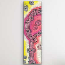 Load image into Gallery viewer, Cropped side view highlighting the textured dot work and layered patterns inspired by the Western Desert.