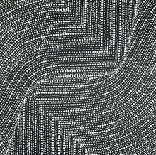 Load image into Gallery viewer, Square Aboriginal painting "Bush Onion" by Tansy Martin, 61x61cm, depicting native bush onion plants and desert landscape