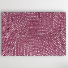 Load image into Gallery viewer, Large-scale Aboriginal painting "Bush Onion" by Tansy Martin, 66x96cm, depicting native bush tucker plants