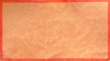 Load image into Gallery viewer, "Tingari" original Aboriginal painting by George Hairbrush Tjungurrayi, 200cm x 107cm - authentic Indigenous Australian artwork