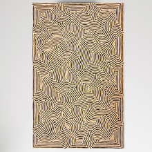 Load image into Gallery viewer, "Tingari" by George Hairbrush Tjungurrayi - detail view of Aboriginal painting, 150cm x 95cm