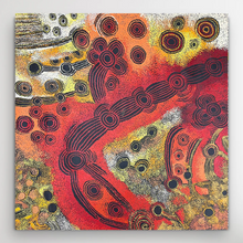 Load image into Gallery viewer, "Minyma Malilu" Teresa Baker 99cm x 98cm