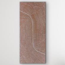 Load image into Gallery viewer, Vertical shot showing the full composition of the painting, capturing its length and fine detail.