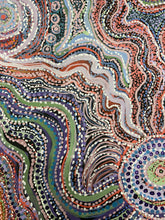 Load image into Gallery viewer, Soft pastels and intricate layering draw attention to the movement of water and desert energy.