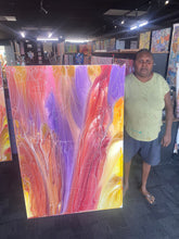 Load image into Gallery viewer, "Pantu (Salt Lake)" Janice Stanley 101cm x 153cm