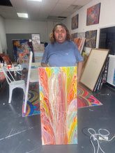 Load image into Gallery viewer, "Pantu (Salt Lake)" Janice Stanley 50cm x 110cm