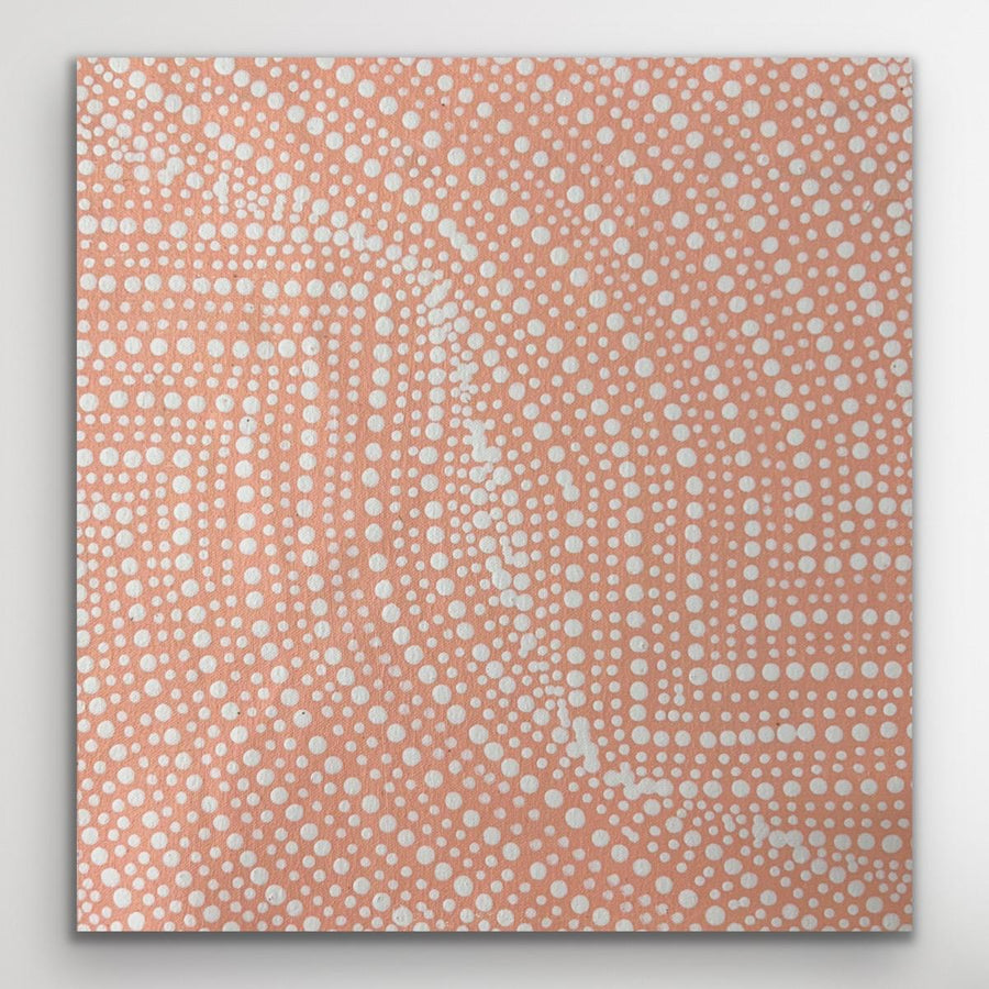 "Bush Onion" original Aboriginal painting by Tansy Martin, 30cm x 30cm - authentic Indigenous Australian artwork