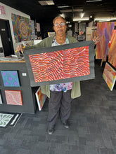 Load image into Gallery viewer, "Sand Dunes (Tali)" Maureen Nampijinpa Hudson 31cm x 61cm