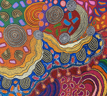 Load image into Gallery viewer, "My Country" Damien and Yilpi Marks 106cm x 95cm