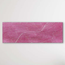 Load image into Gallery viewer, aboriginal art tansy martin bush onion indigenous central desert dot painting pink 121x41cm