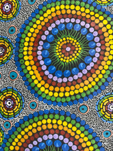 Load image into Gallery viewer, Colorful dot painting with concentric circles and patterns
