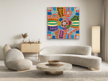 Load image into Gallery viewer, "Women's Body Painting" Debra Nangala McDonald 122cm x 125cm