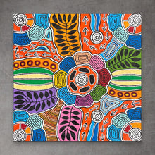 Load image into Gallery viewer, "Women's Body Painting" Debra Nangala McDonald 122cm x 125cm