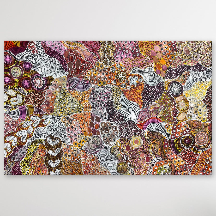 "My Country (Utopia)" Janet Golder Kngwarreye 182cm x 118cm