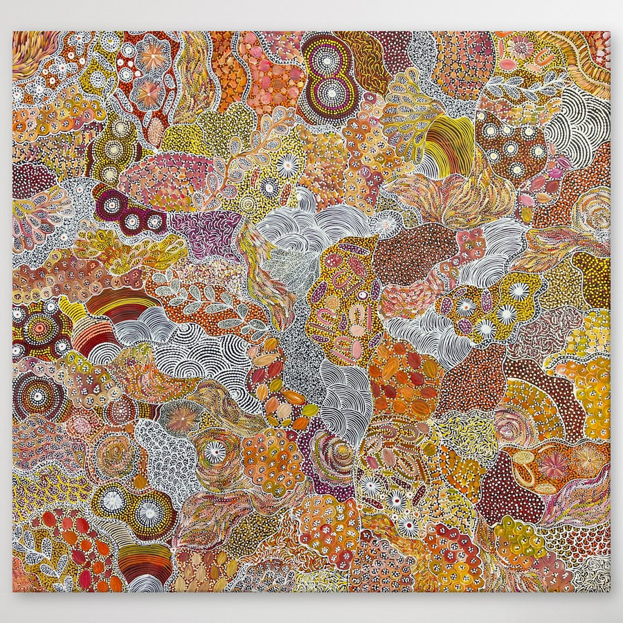 "My Country (Utopia)" Janet Golder Kngwarreye 196cm x 184cm