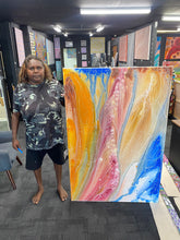 Load image into Gallery viewer, "Pantu (Salt Lake)" Janice Stanley 101cm x 153cm