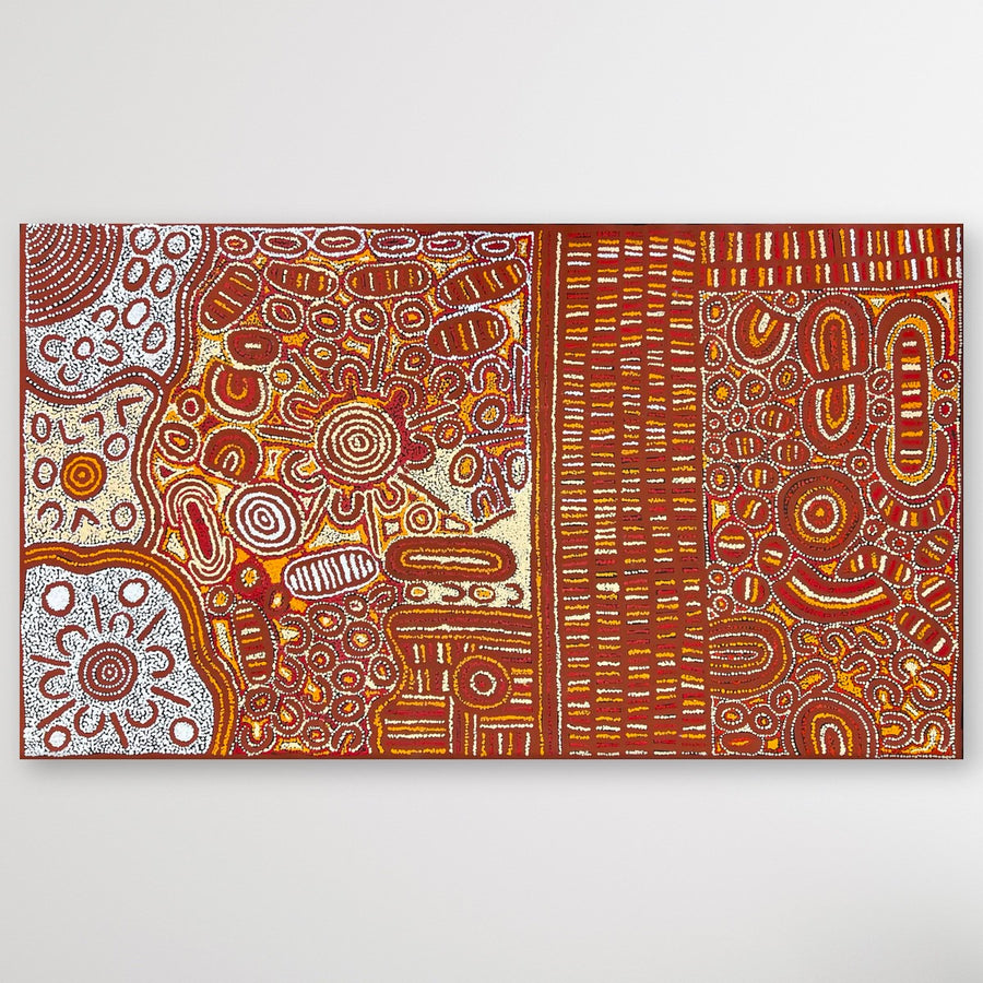 "My Country" Lorna Ward Napanangka 155cm x 88cm