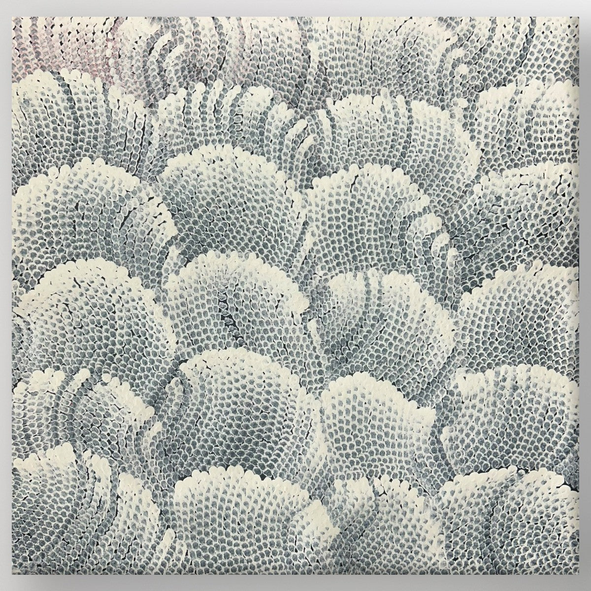 "Sand Dunes (Tali)" Maureen Nampijinpa Hudson 60cm x 59cm, original Aboriginal painting