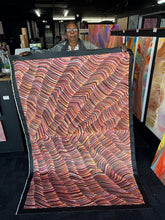 Load image into Gallery viewer, "Sand Dunes (Tali)" Maureen Nampijinpa Hudson 180cm x 121cm
