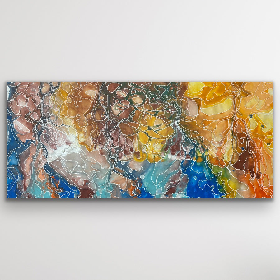 “Pantu (Salt Lake)" Janice Stanley 192cm x 85cm