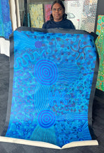 Load image into Gallery viewer, "Mamungari-Nya" original Aboriginal painting by Renae Nakamarra Nelson, 167cm x 110cm - authentic Indigenous Australian artwork