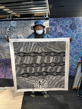 Load image into Gallery viewer, "Spirit Man" Stephen Martin Pitjara 100cm x 100cm
