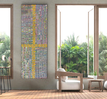 Load image into Gallery viewer, "Bush Yam Dreaming" by Natalie Mills 210cm x 80cm