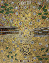 Load image into Gallery viewer, "Bush Banana & Beans" Nancy Martin Napangarti 116cm x 148cm
