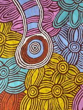 Load image into Gallery viewer, "Womens Ceremony" Glenys Gibson Napaltjarri 200cm x 117cm
