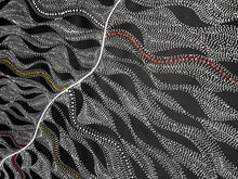 Load image into Gallery viewer, "Seed Dreaming" Marshall Jangala Robertson 171cm x 121cm