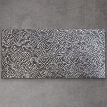 Load image into Gallery viewer, Elegant dot painting Seed Dreaming by Marshall Jangala Robertson with flowing patterns that evoke Country connection
