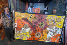 Load image into Gallery viewer, "Minyma Malilu-nya" Teresa Baker Tunkin & Joanne Ken 201cm x 120cm.