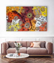 Load image into Gallery viewer, "Minyma Malilu-nya" Teresa Baker Tunkin & Joanne Ken 201cm x 120cm.