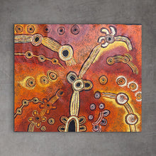 Load image into Gallery viewer, "Minyma Malilu" Teresa Baker Tunkin 96cm x 116cm.