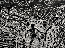 Load image into Gallery viewer, "Spirit Man" Stephen Martin Pitjara 100cm x 100cm