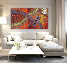 Load image into Gallery viewer, "Minimya Malilia-Nya" Teresa Baker Tunkin & Clarise Tunkin 200cm x 111cm