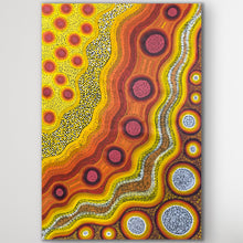 Load image into Gallery viewer, "Wanampi Tjukurpa (Piltati)" original Aboriginal painting by Megan Lyons, 116cm x 80cm - authentic Indigenous Australian artwork
