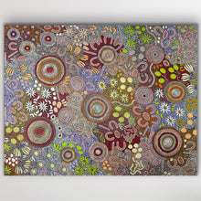Load image into Gallery viewer, "Women Hunting Story" original Aboriginal painting by Julieanne Turner Nungurrayi, 150cm x 116cm - authentic Indigenous Australian artwork

