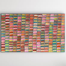Load image into Gallery viewer, "Bush Medicine Trees" original Aboriginal painting by Bernadine Johnson Kemarre, 58cm x 37cm - authentic Indigenous Australian artwork
