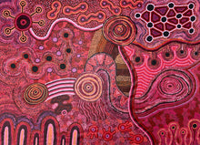 Load image into Gallery viewer, "Mamungari-nya" original Aboriginal painting by Renae Nakamarra Nelson, 199cm x 145cm - authentic Indigenous Australian artwork
