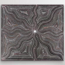 Load image into Gallery viewer, "Water Dreaming" original Aboriginal painting by Marshall Jangala Robertson, 235cm x 205cm - authentic Indigenous Australian artwork
