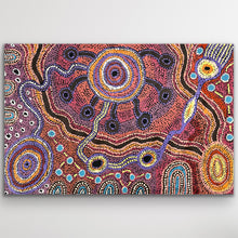 Load image into Gallery viewer, "Nguru Munu Tjukula" original Aboriginal painting by Audrey Brumby, 90cm x 60cm - authentic Indigenous Australian artwork
