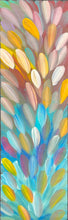 Load image into Gallery viewer, "Bush Medicine Leaves" original Aboriginal painting by Roseanne Morton Petyarre, 120cm x 38cm - authentic Indigenous Australian artwork
