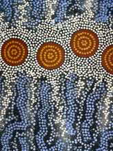 Load image into Gallery viewer, "Seven Sisters Dreaming" Michelle Possum Nungurrayi 204cm x 100cm
